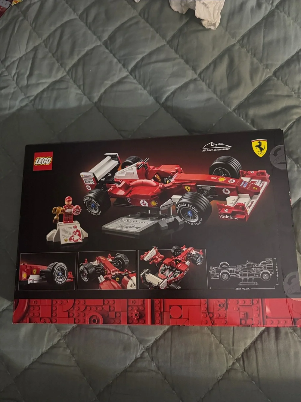Lego Ferrari F2004 Formula 1 Car in Red and Black